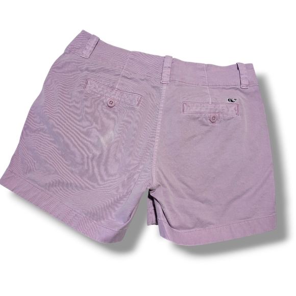 Vineyard Vines Martha's Vineyard 3.5" Inseam Solid Everyday Shorts In Lilac - Picture 2 of 6